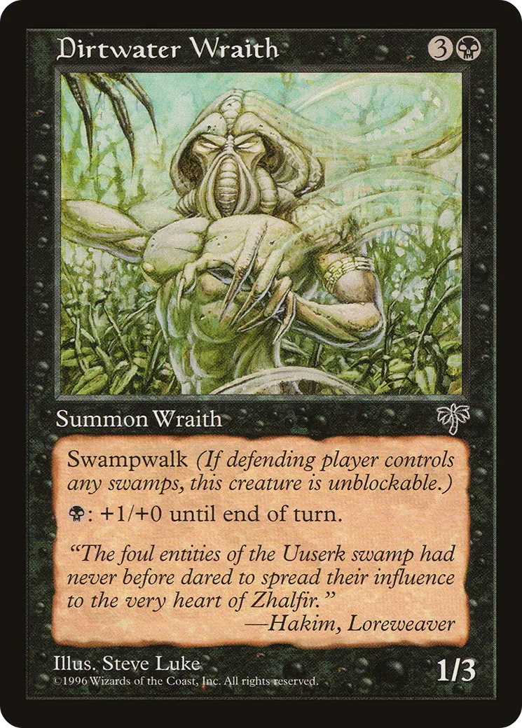 Dirtwater Wraith — Mirage — Magic: The Gathering