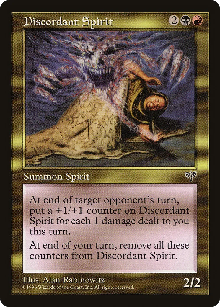 Discordant Spirit — Mirage — Magic: The Gathering