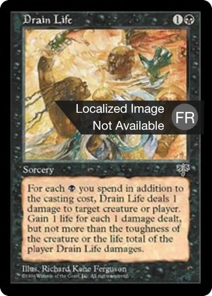 Drain de vie — Mirage — Magic: The Gathering