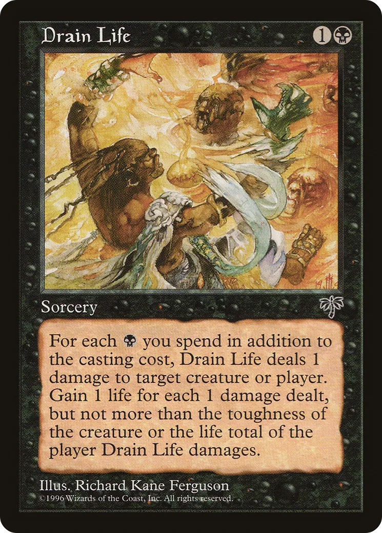 Drain de vie — Mirage — Magic: The Gathering