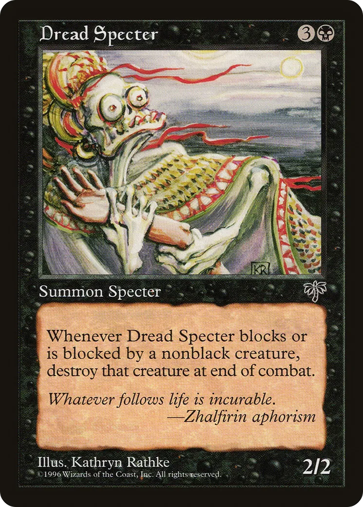 Dread Specter — Mirage — Magic: The Gathering