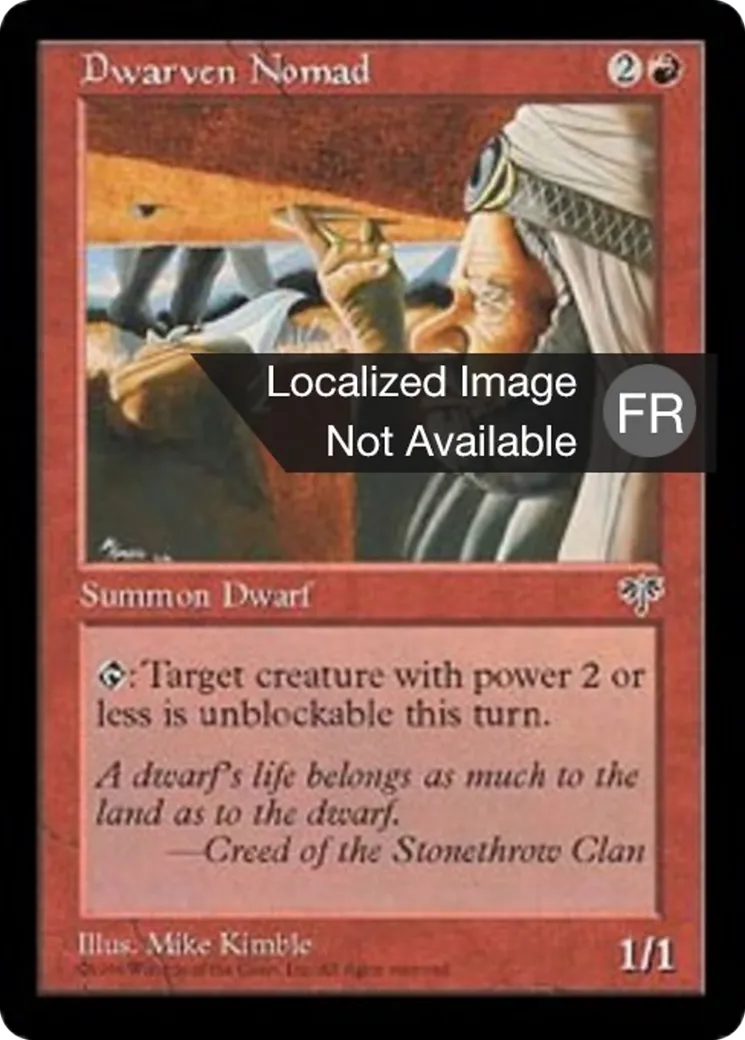 Nomade nain — Mirage — Magic: The Gathering