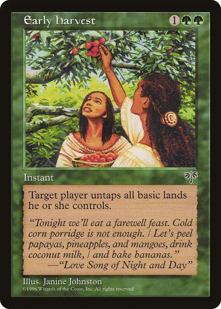 Early Harvest — Mirage — Magic: The Gathering