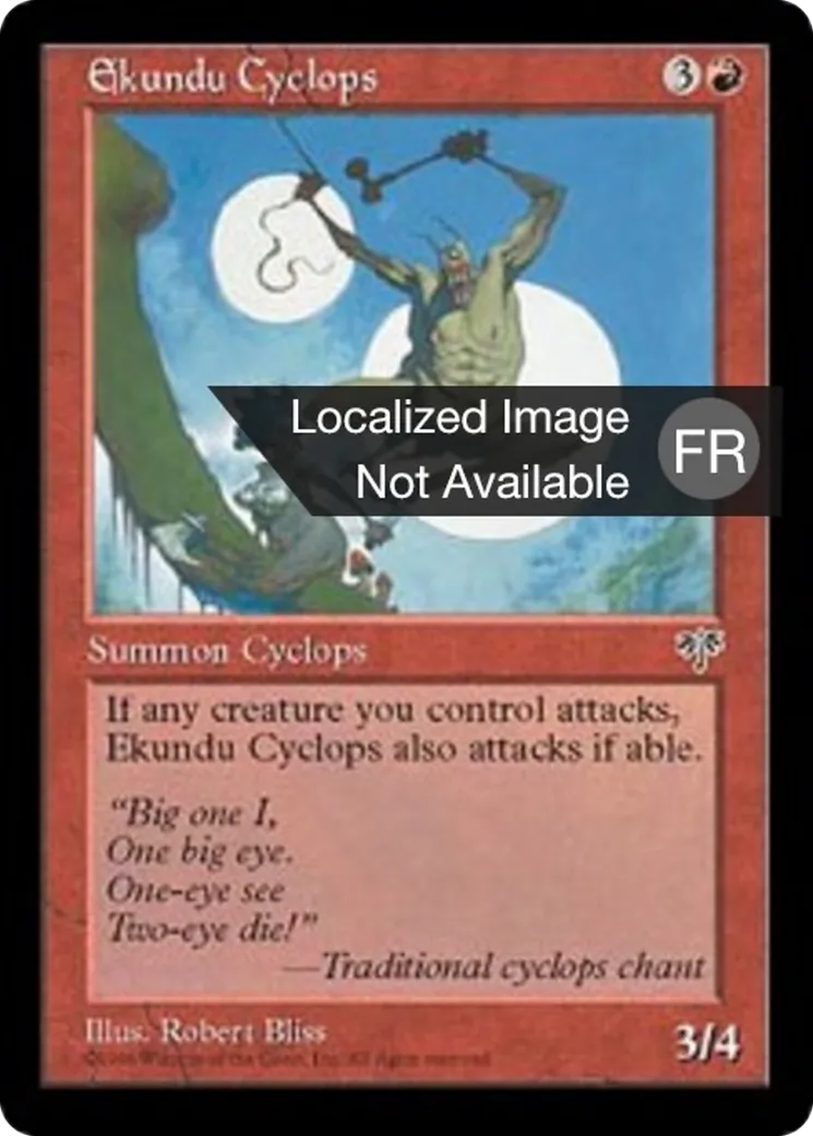 Cyclope de l'Ekoundou — Mirage — Magic: The Gathering