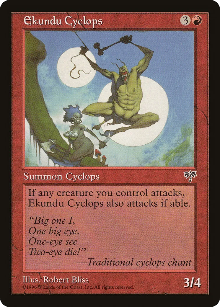 Cyclope de l'Ekoundou — Mirage — Magic: The Gathering