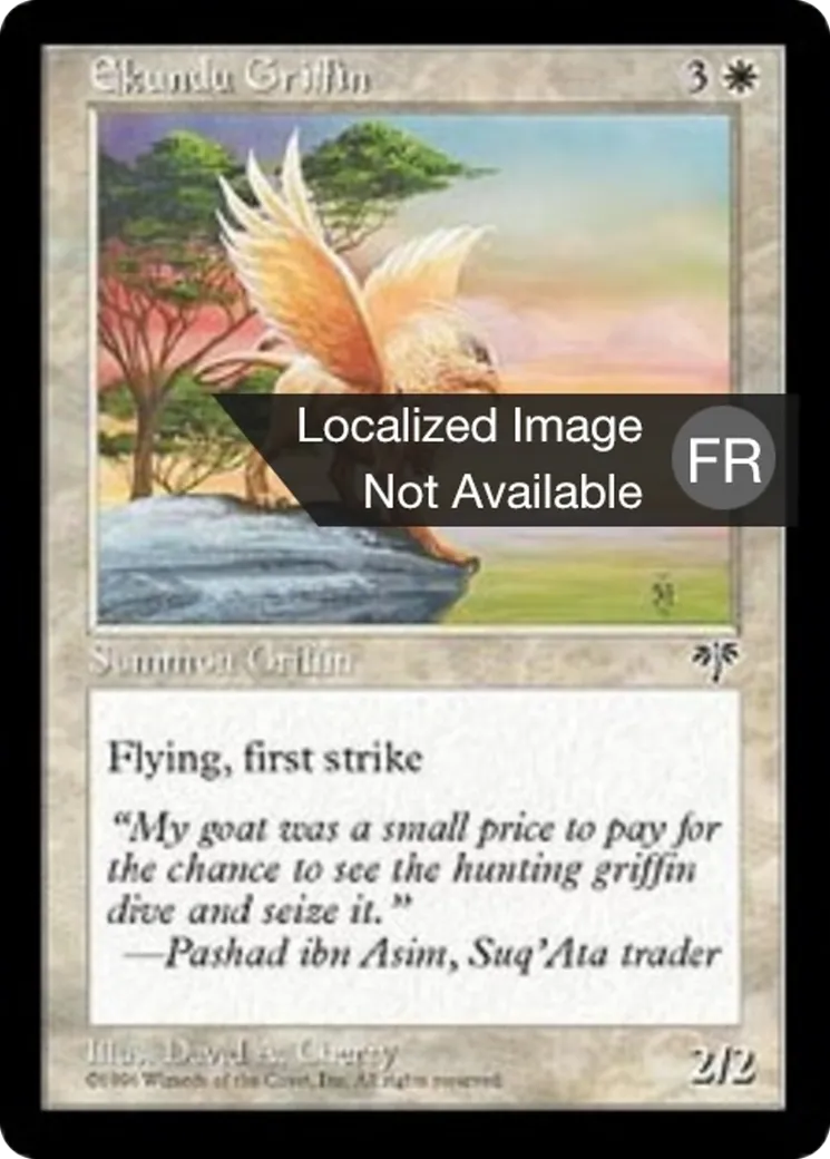 Griffon de l'Ekoundou — Mirage — Magic: The Gathering