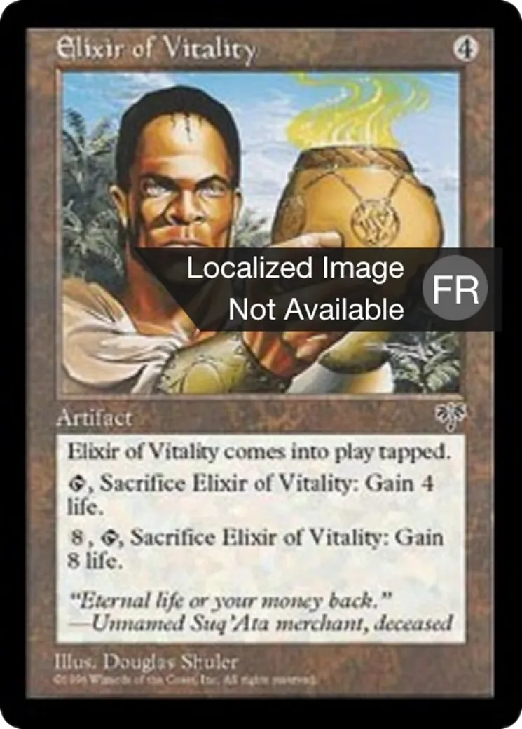 Elixir de vitalité — Mirage — Magic: The Gathering