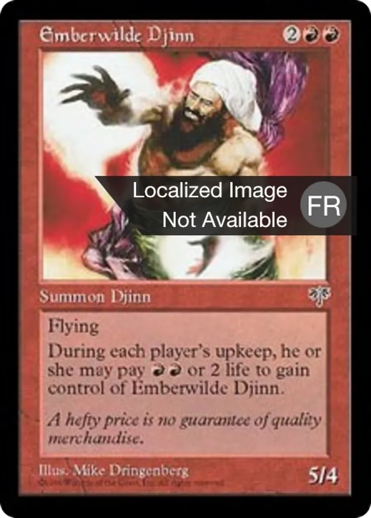 Djinn de Folbraise — Mirage — Magic: The Gathering