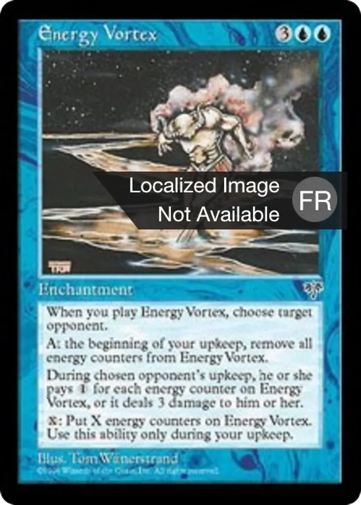 Vortex d'énergie — Mirage — Magic: The Gathering