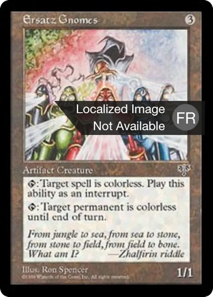 Ersatz de gnomes — Mirage — Magic: The Gathering