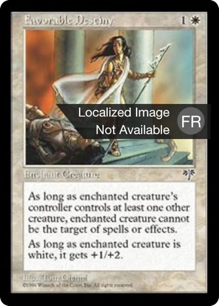 Destin favorable — Mirage — Magic: The Gathering