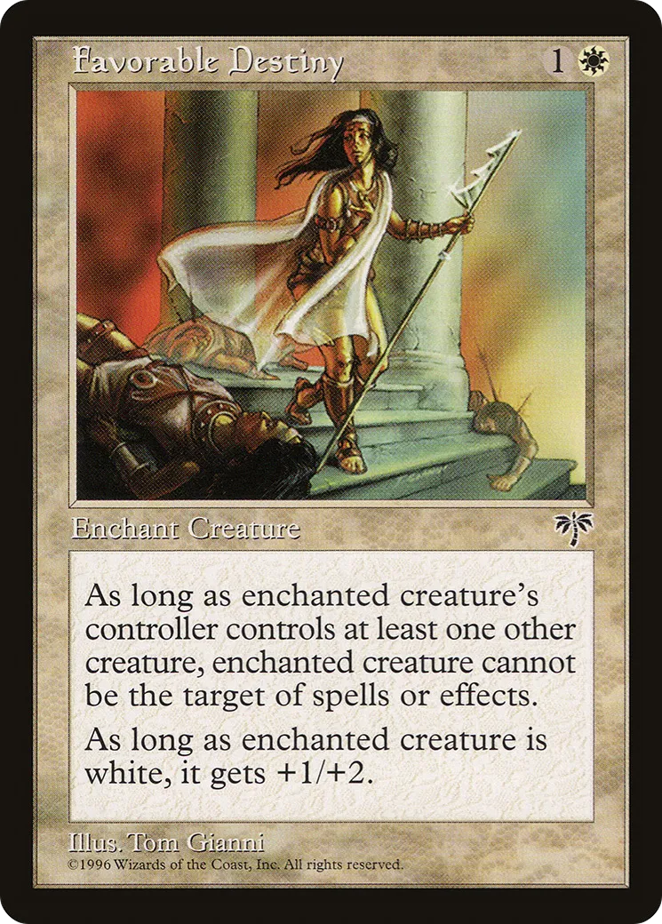 Favorable Destiny — Mirage — Magic: The Gathering