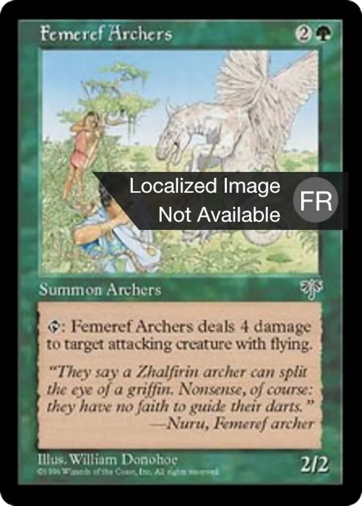 Archers fémeirefs — Mirage — Magic: The Gathering