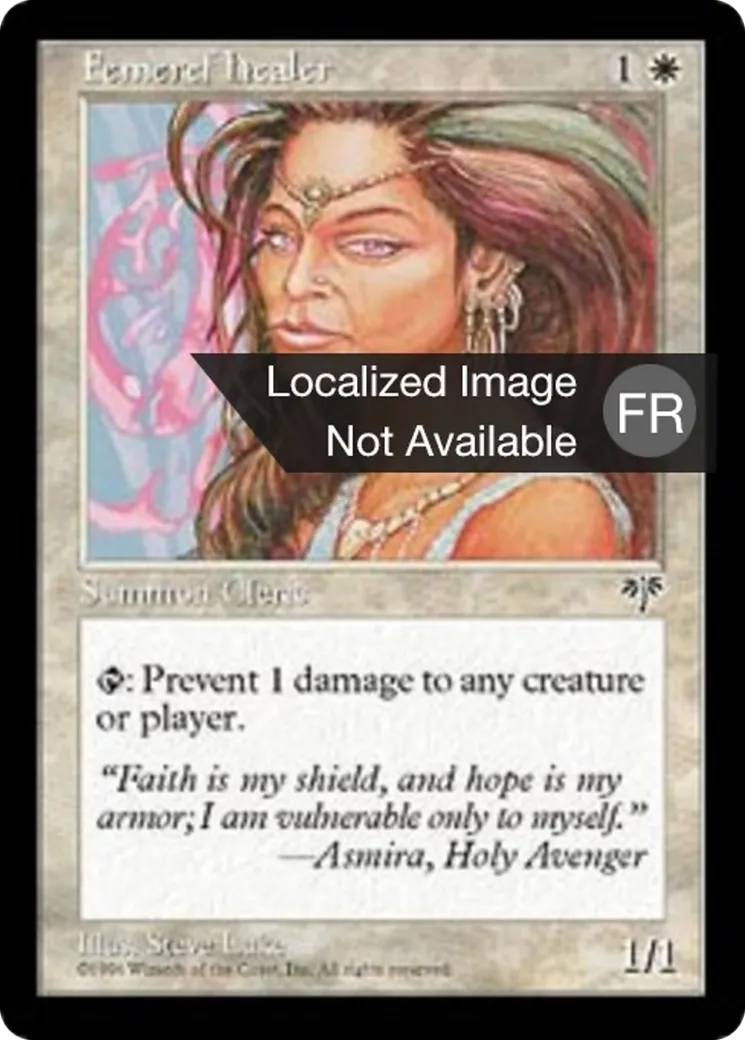 Guérisseuse fémeiref — Mirage — Magic: The Gathering