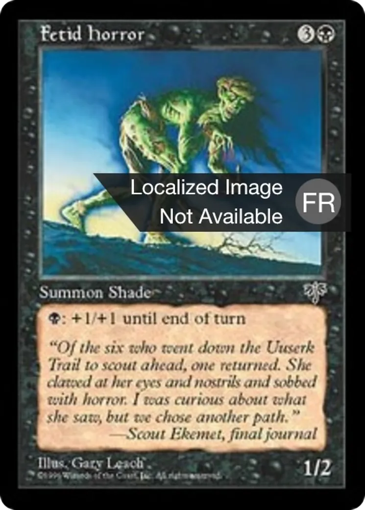 Horreur fétide — Mirage — Magic: The Gathering