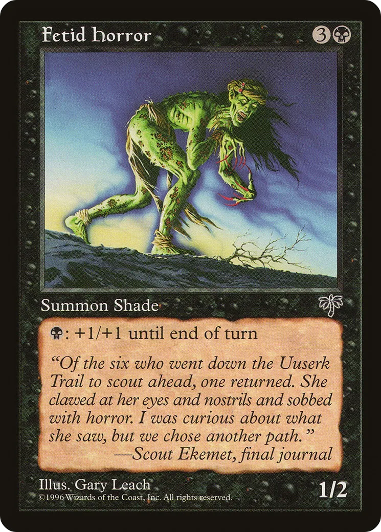 Horreur fétide — Mirage — Magic: The Gathering