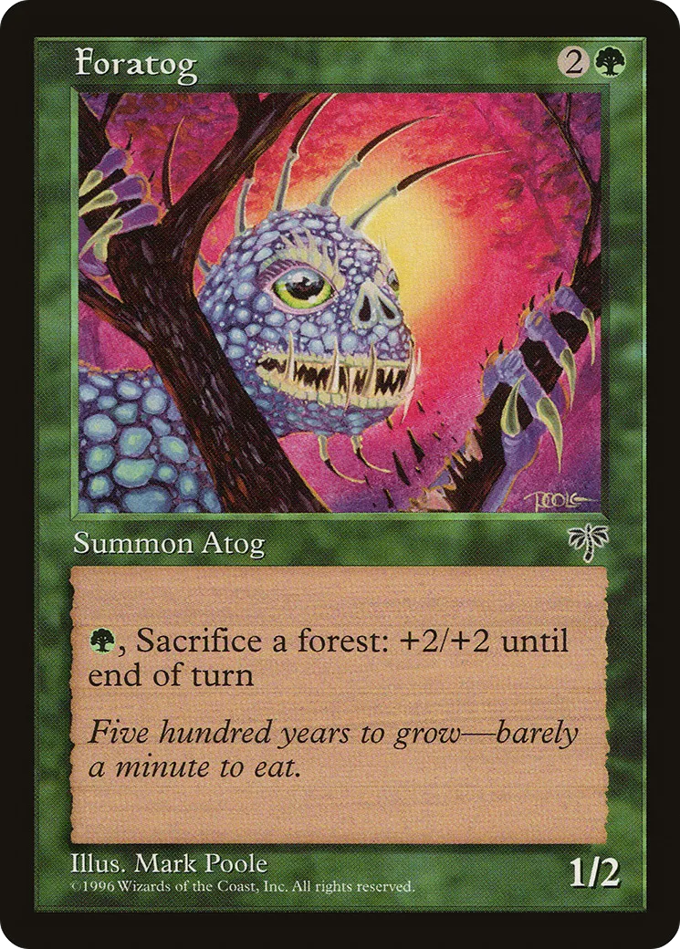 Foratog — Mirage — Magic: The Gathering