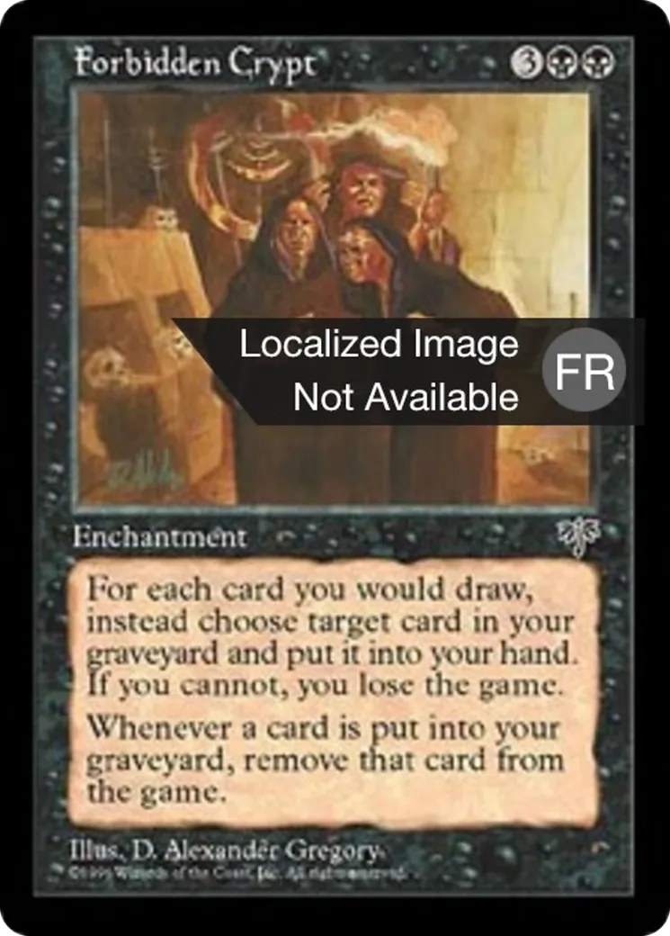 Crypte interdite from Mirage - Magic: The Gathering