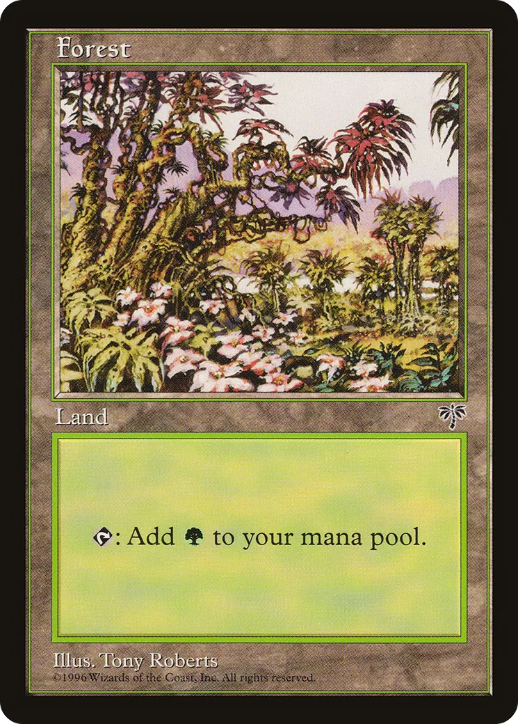 Forêt — Mirage — Magic: The Gathering