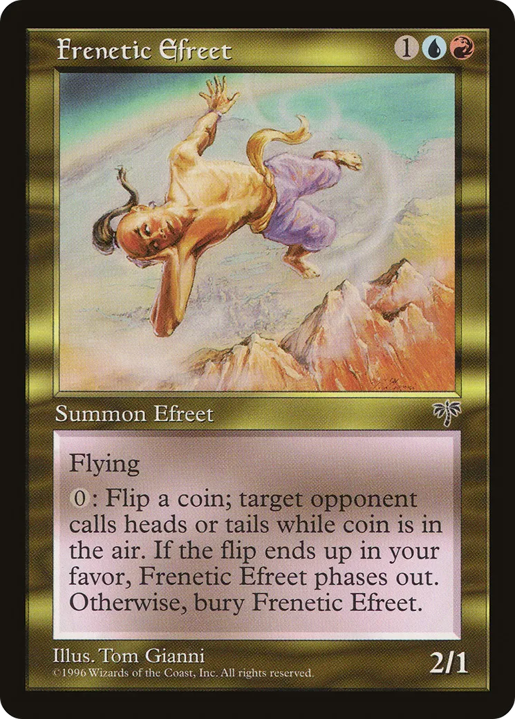 Frenetic Efreet — Mirage — Magic: The Gathering