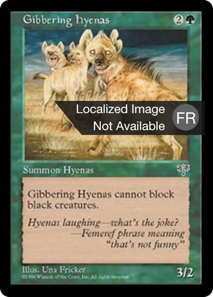 Hyènes ricanantes — Mirage — Magic: The Gathering