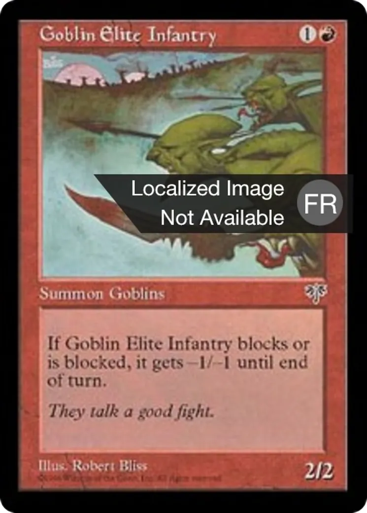 Infanterie gobeline d'élite — Mirage — Magic: The Gathering