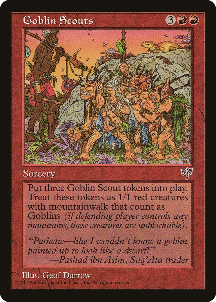 Goblin Scouts — Mirage — Magic: The Gathering