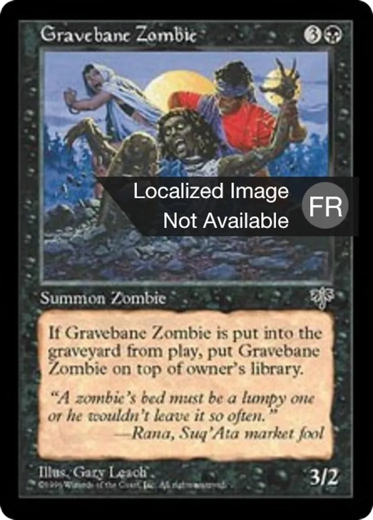 Zombie récurrent — Mirage — Magic: The Gathering