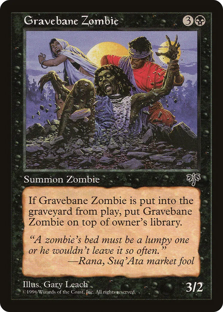 Zombie récurrent — Mirage — Magic: The Gathering