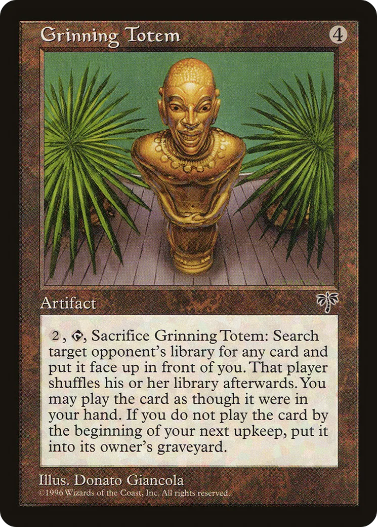 Grinning Totem — Mirage — Magic: The Gathering