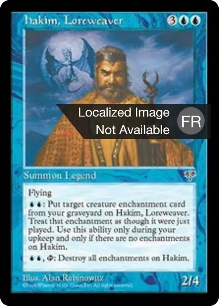 Hakim, le tisseur de légendes — Mirage — Magic: The Gathering