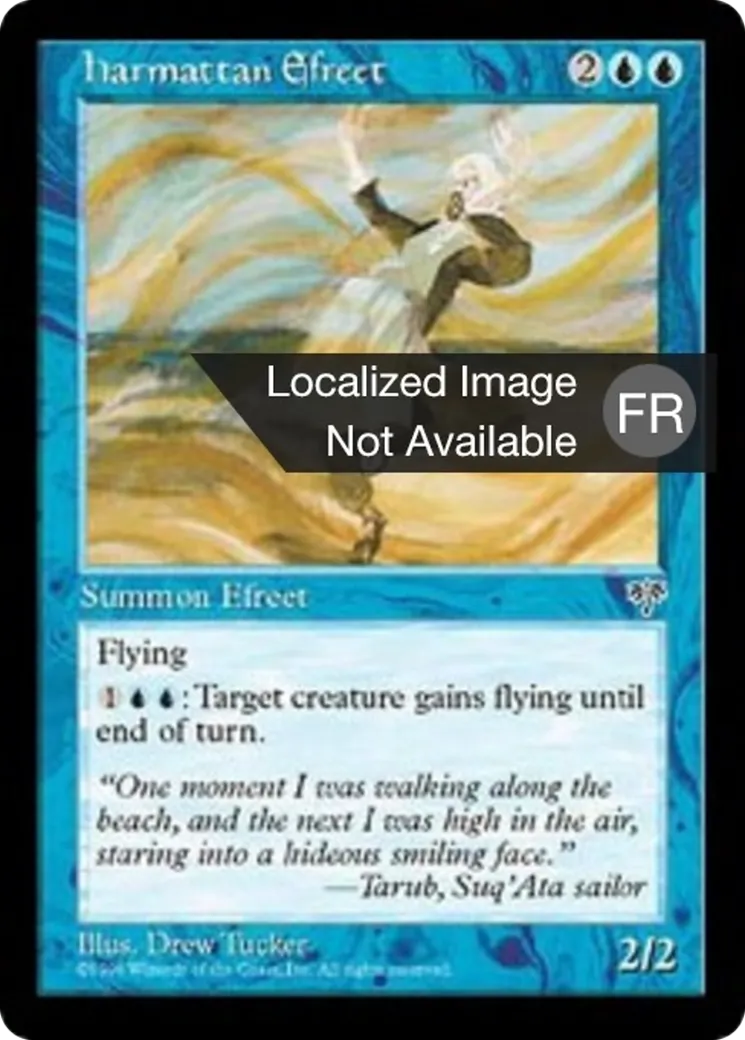 Efrit de l'harmattan — Mirage — Magic: The Gathering
