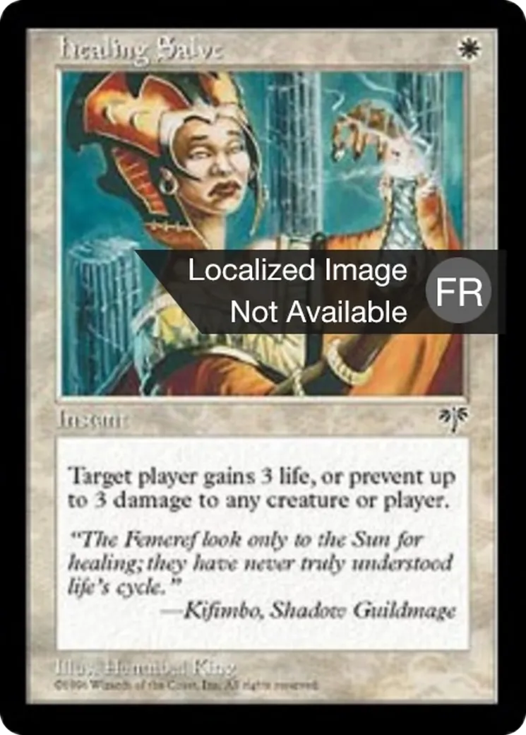 Onguent de soins — Mirage — Magic: The Gathering