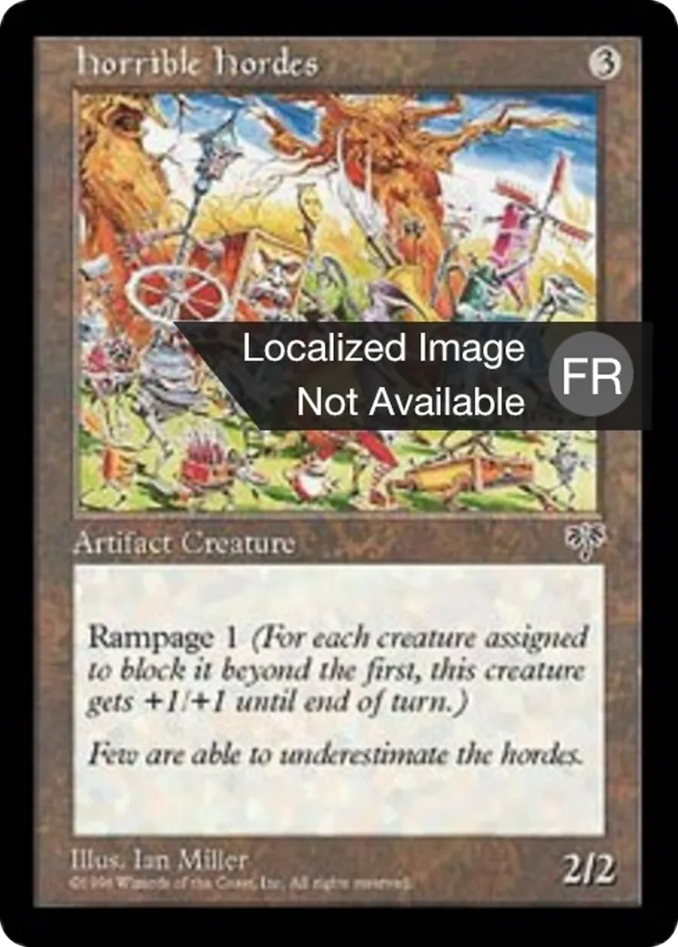 Hordes horribles — Mirage — Magic: The Gathering