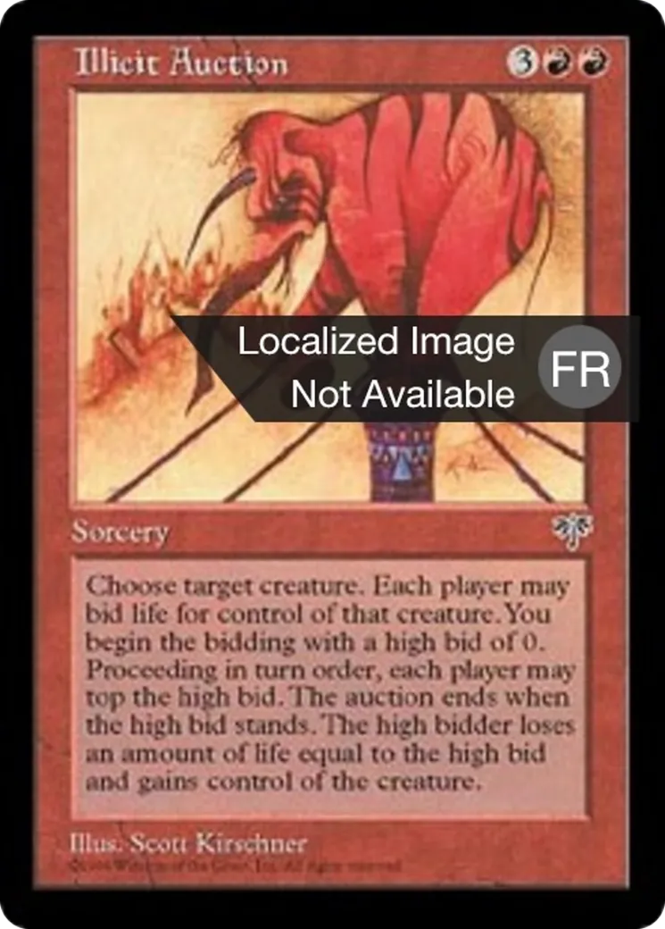 Enchères illicites — Mirage — Magic: The Gathering