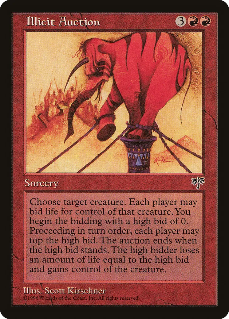 Illicit Auction — Mirage — Magic: The Gathering