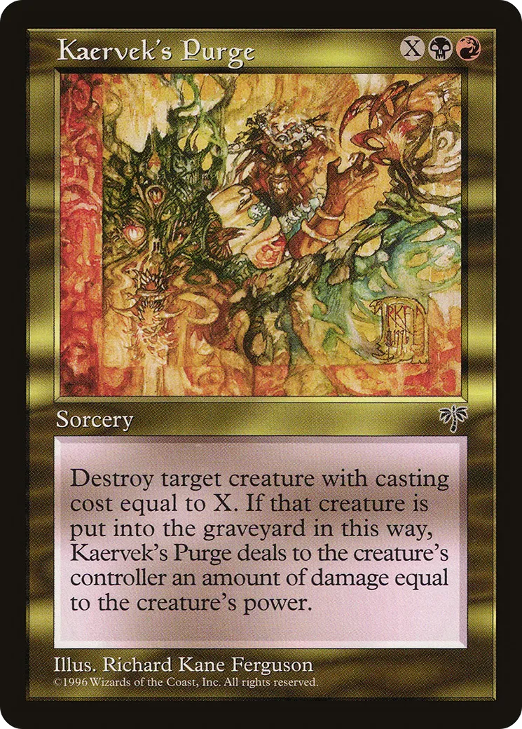 Epuration selon Kaervek — Mirage — Magic: The Gathering