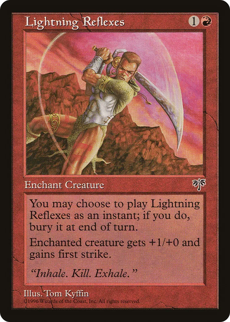 Lightning Reflexes — Mirage — Magic: The Gathering