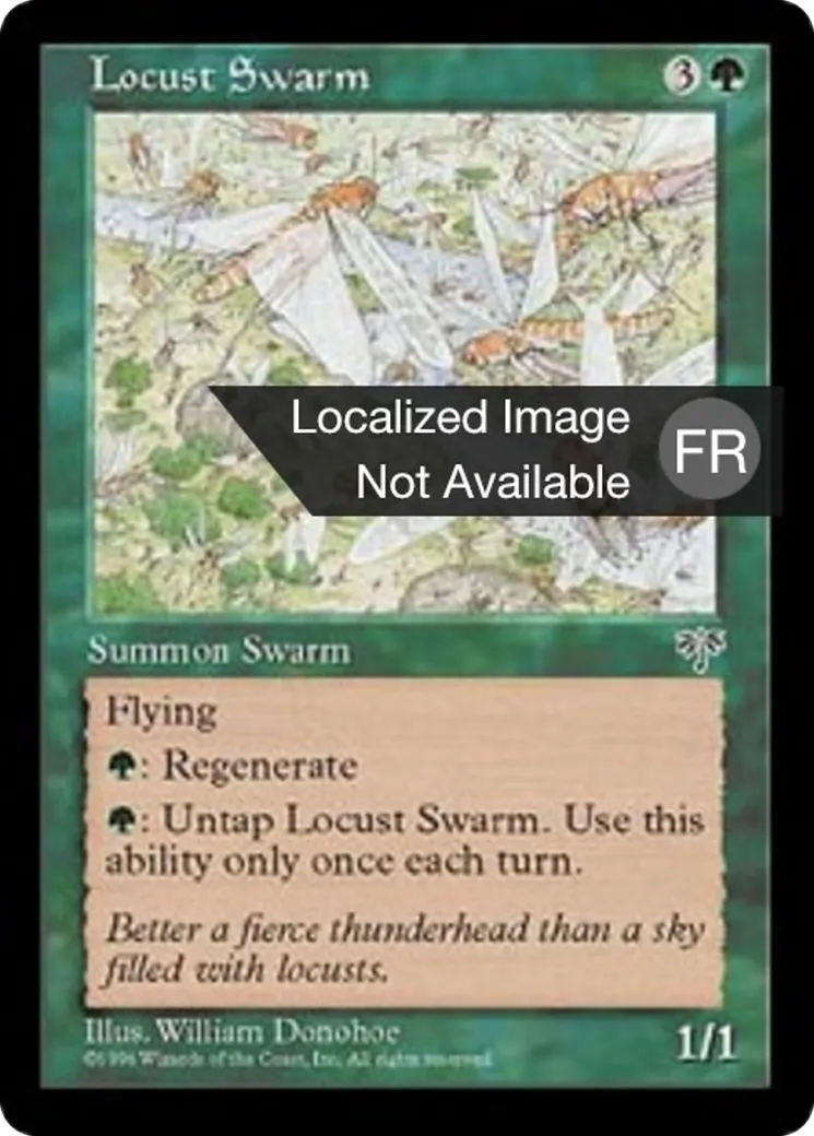Nuée de sauterelles — Mirage — Magic: The Gathering
