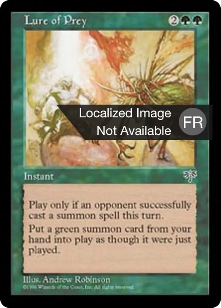 Proie trompeuse — Mirage — Magic: The Gathering