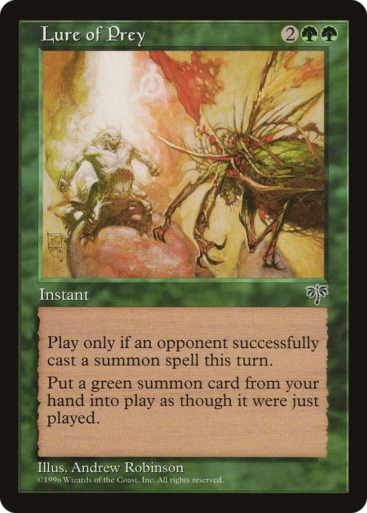 Lure of Prey — Mirage — Magic: The Gathering