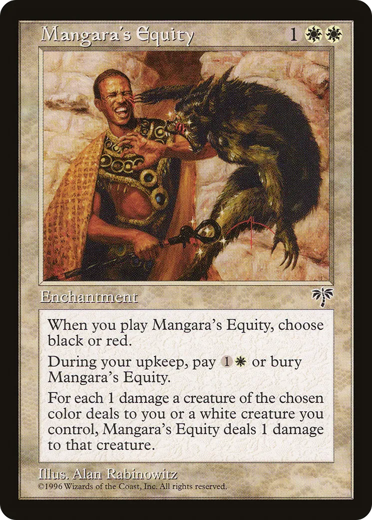 Equité selon Mangara — Mirage — Magic: The Gathering