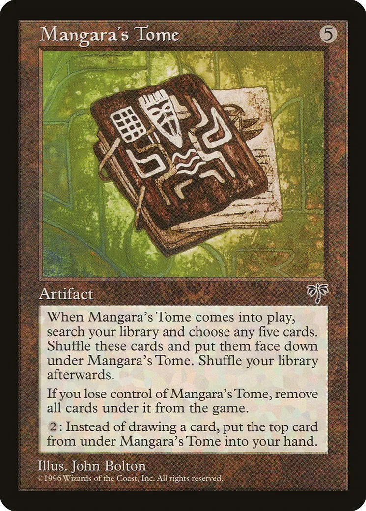 Mangara's Tome — Mirage — Magic: The Gathering