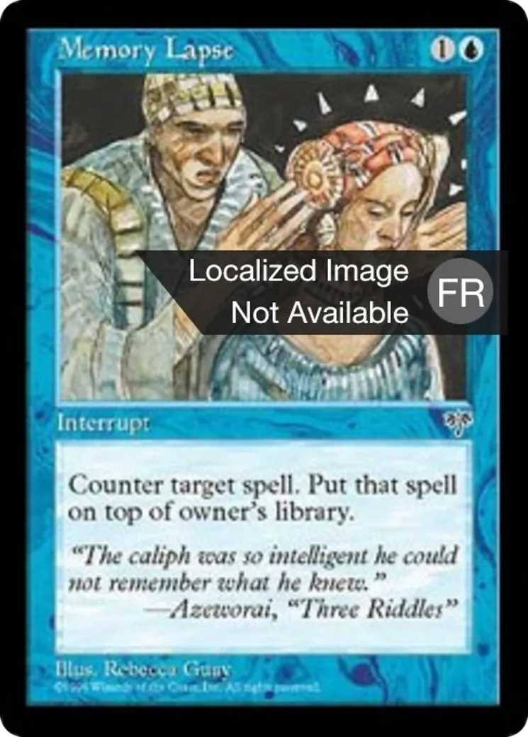 Trou de mémoire — Mirage — Magic: The Gathering