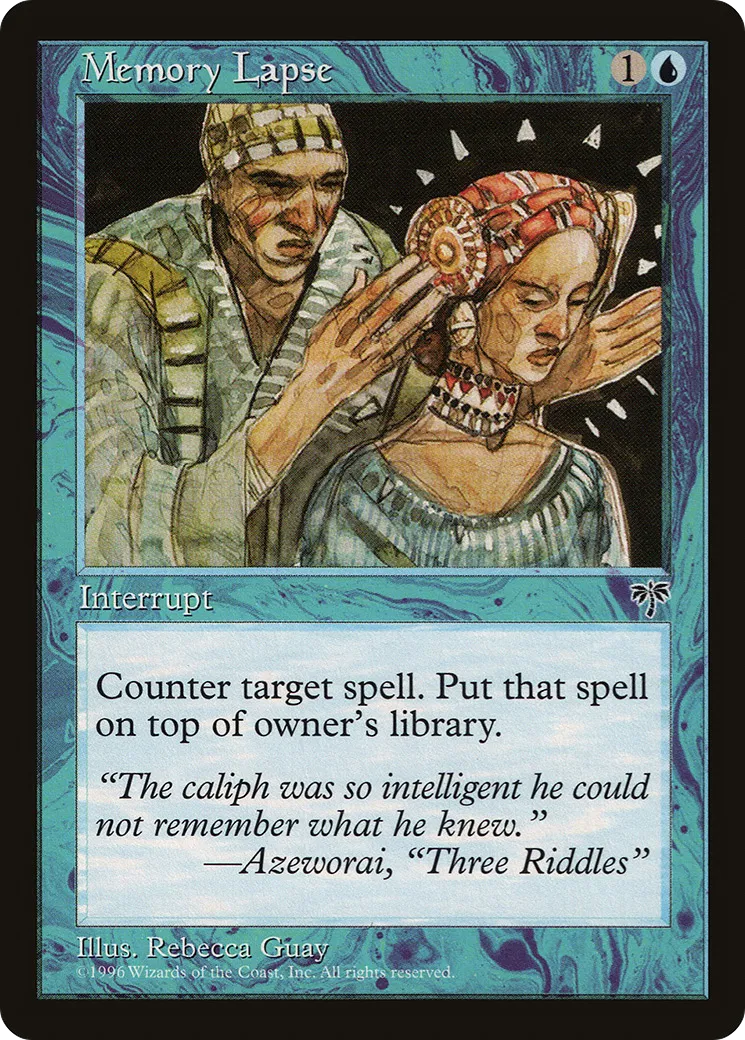 Trou de mémoire — Mirage — Magic: The Gathering