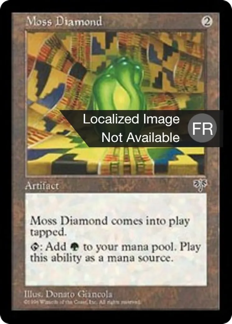 Diamant de la mousse — Mirage — Magic: The Gathering