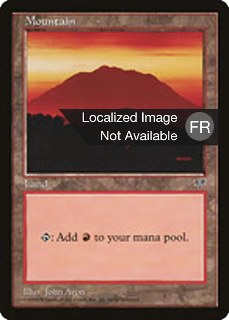 Montagne — Mirage — Magic: The Gathering