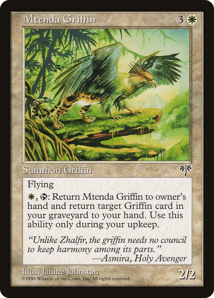 Griffon de la Mtenda — Mirage — Magic: The Gathering