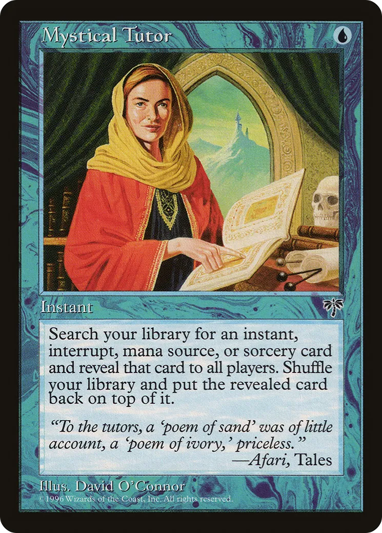 Mystical Tutor — Mirage — Magic: The Gathering