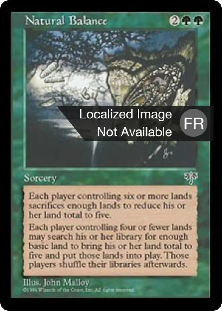 Balance naturelle — Mirage — Magic: The Gathering